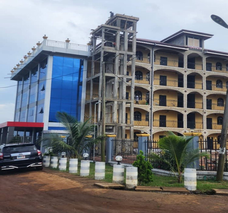 Elevator shaft structural construction project in Buea, Cameroon by BATIMOI BTP