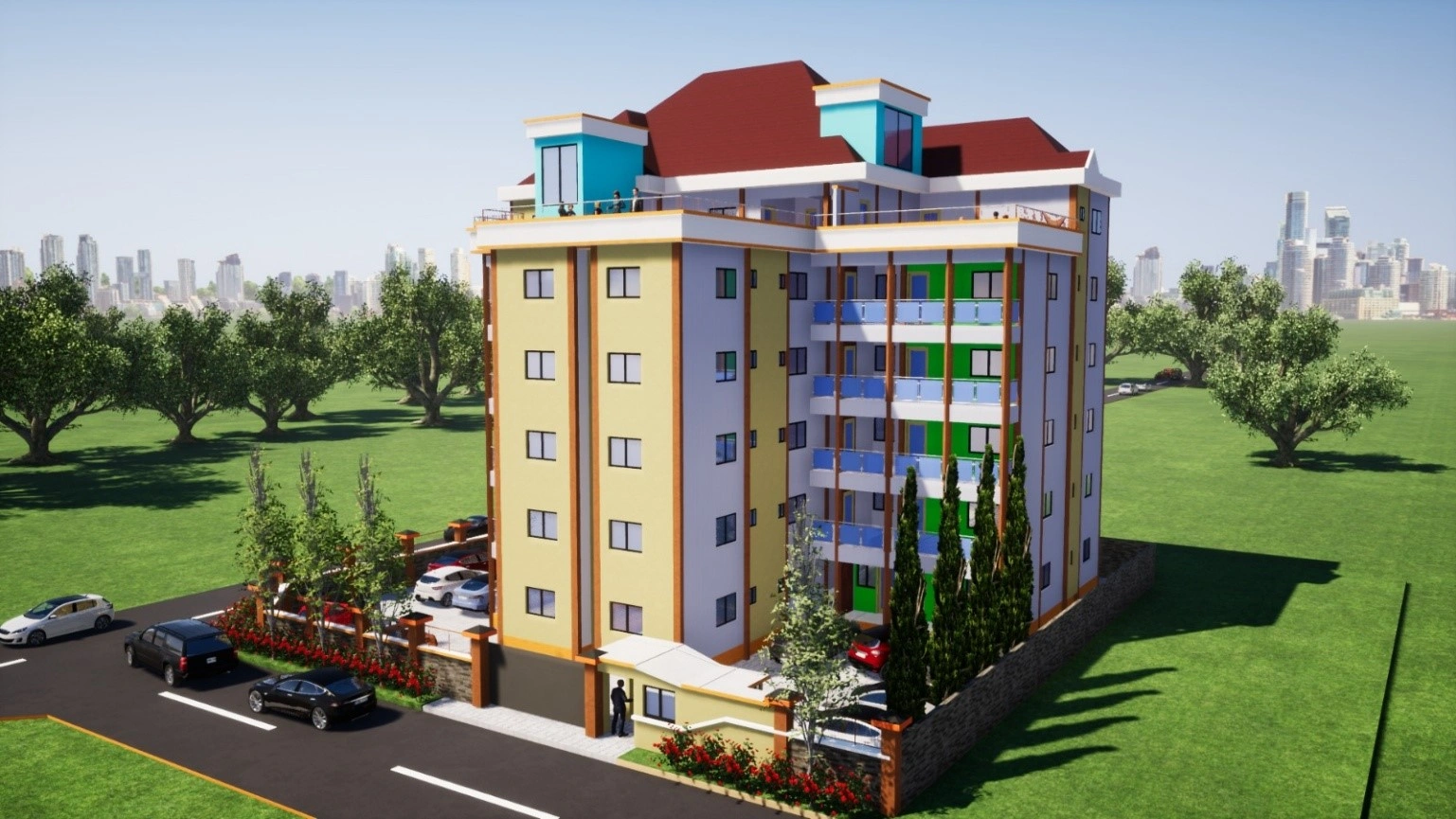 Guest house construction project in Buea, Cameroon by BATIMOI BTP