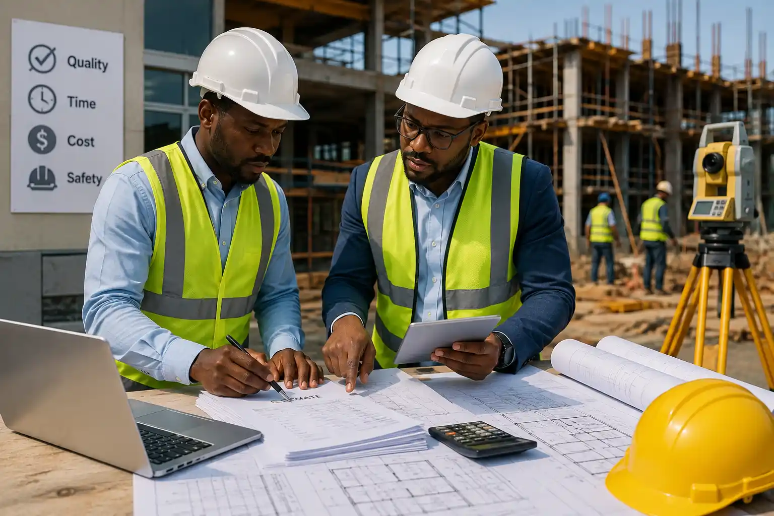 Construction supervision and building cost estimate services in Cameroon by BATIMOI BTP