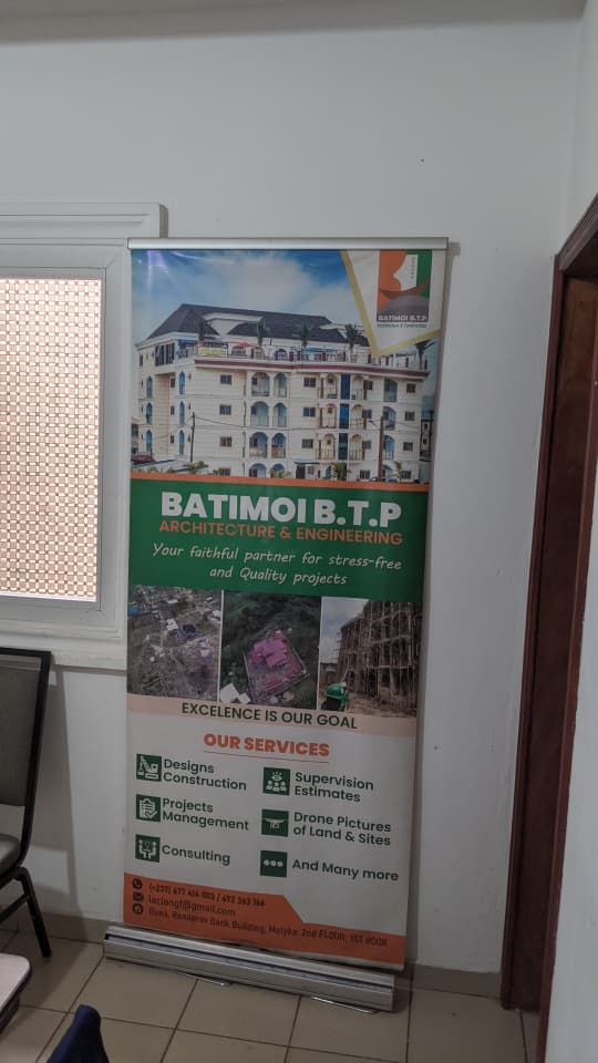 BATIMOI BTP architecture and construction company office in Buea, Cameroon